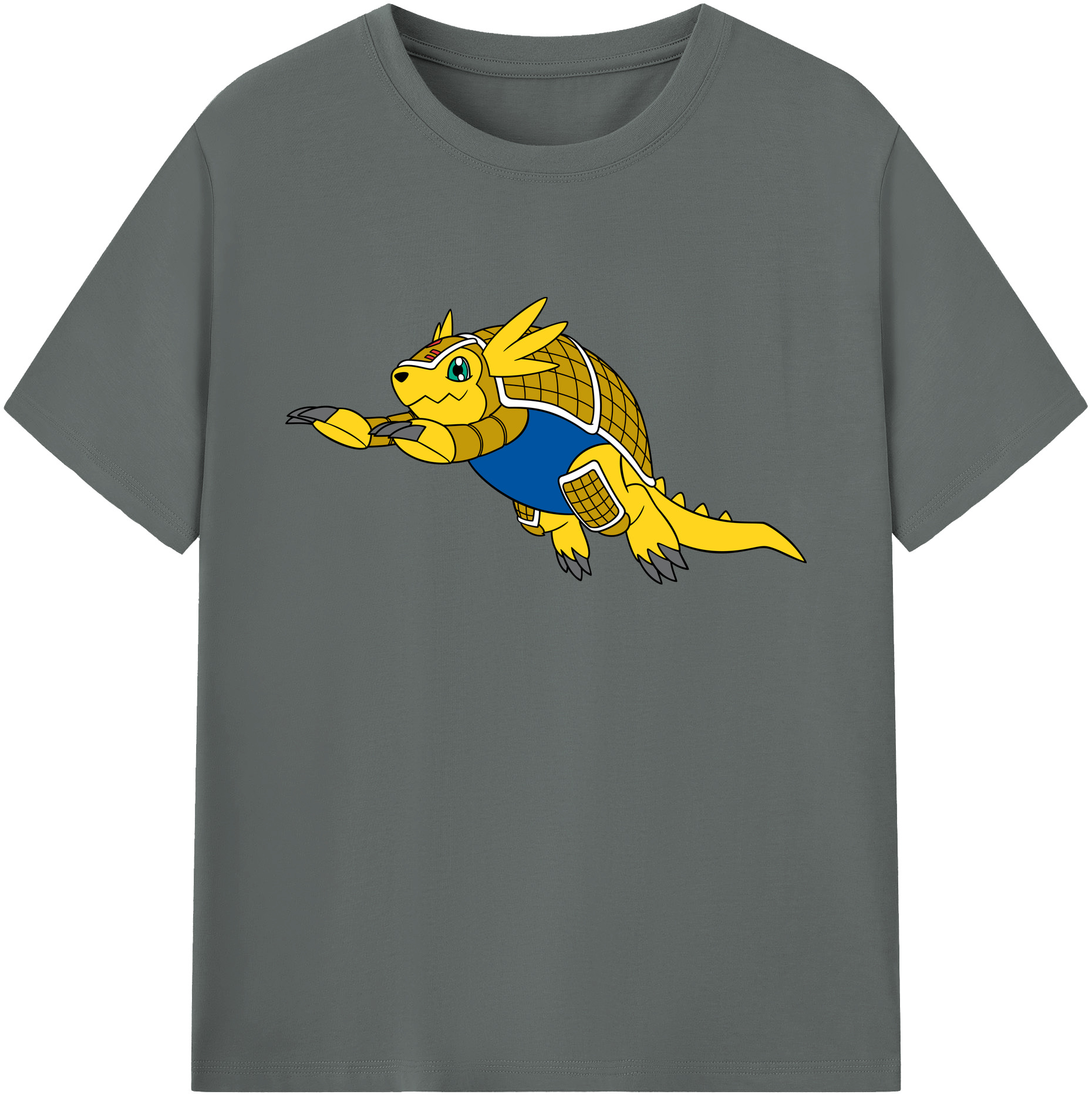 （画像用） Digimon デジタルモンスター/デジモン 綿100％ メンズ半袖Tシャツ｜肌触りやわらか＆通気性